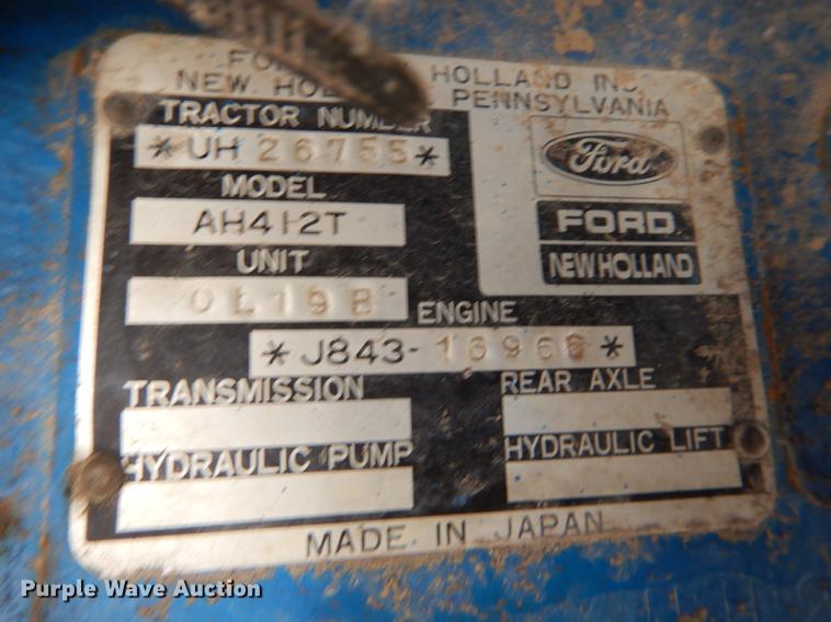 image for item DE6061 1990 Ford 1520 MFWD tractor