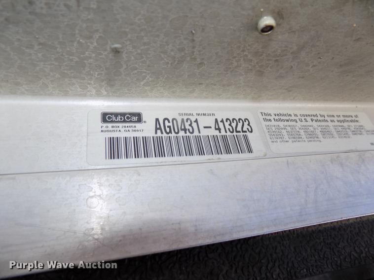 image for item DE7627 Club Car golf beverage cart