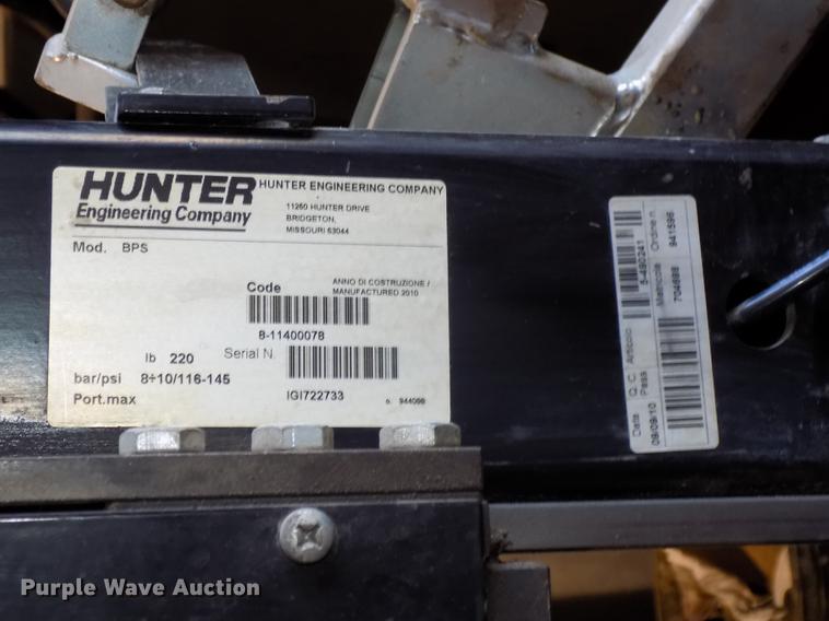 image for item DE7638 2011 Hunter TCX535E tire machine