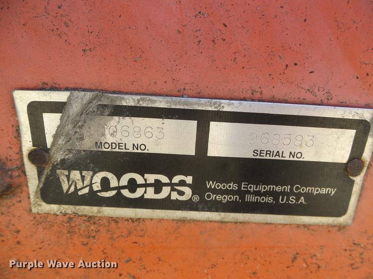 image for item DF2972 Woods BH70X1 backhoe attachment