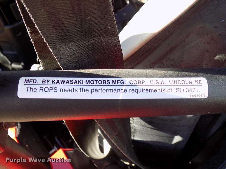 image for item DF4387 2013 Kawasaki KRT750 utility vehicle