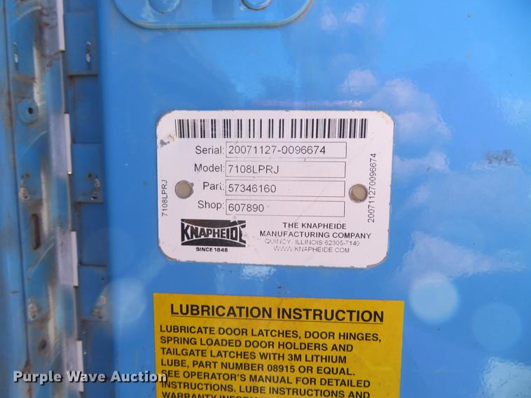 image for item DG3905 2008 Ford F350 Super Duty XL SuperCab utility bed pickup truck