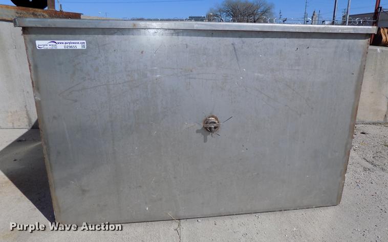 image for item DZ9655 (3) stainless steel storage bins