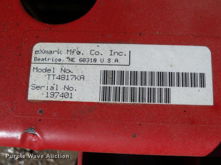 image for item EM9102 Ex Mark TT4817KA Turf Tracer lawn mower