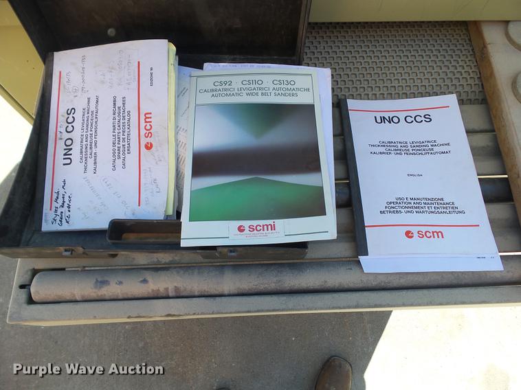 image for item EM9129 SCM Sandval UN0RCS belt sander