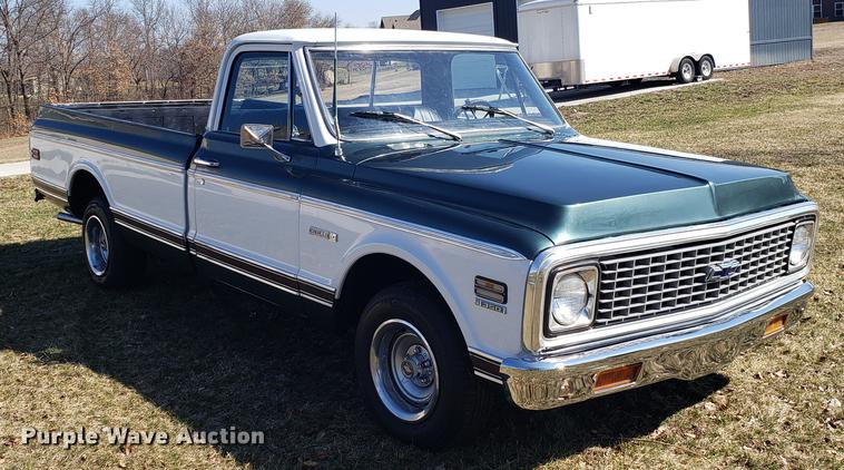 image for item EN9801 1972 Chevrolet Cheyenne C10 pickup truck