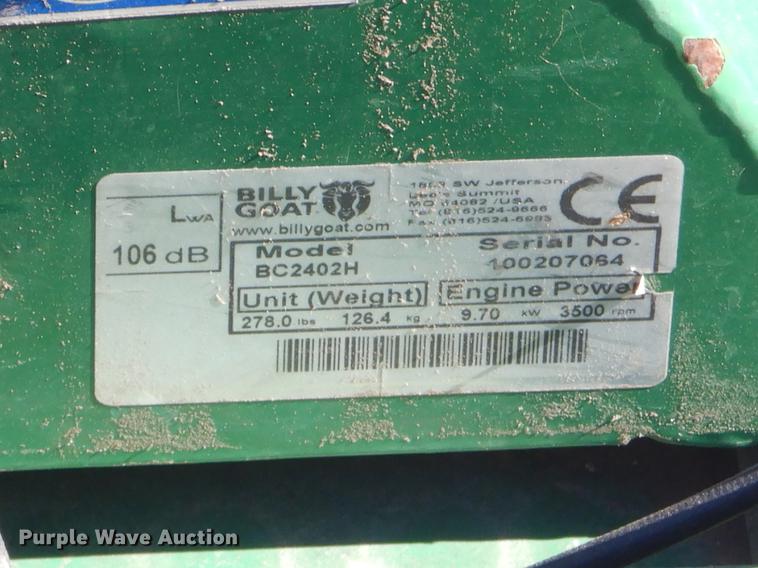 image for item EZ9789 Billy Goat Outback brush cutter