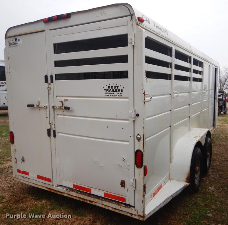 image for item EZ9807 2006 Cm Trailers livestock trailer