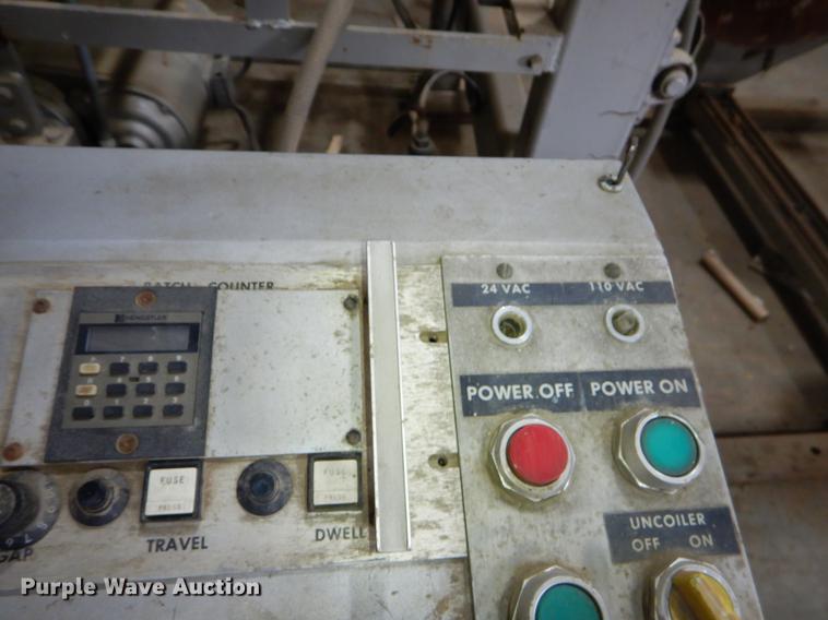 image for item EZ9816 Iowa Precision decoil machine