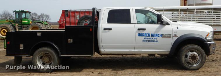 image for item EZ9823 2013 Dodge Ram 5500 Crew Cab utility truck