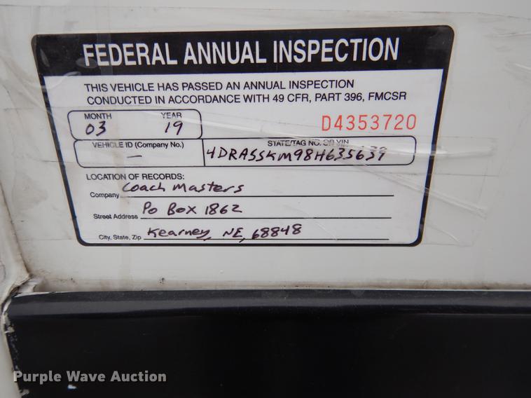 image for item FA9271 2008 International Champion shuttle bus