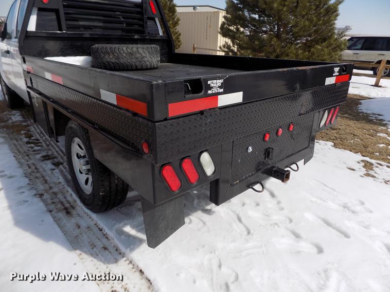 image for item FA9508 2011 Chevrolet Silverado 1500 Ext. Cab flatbed pickup truck