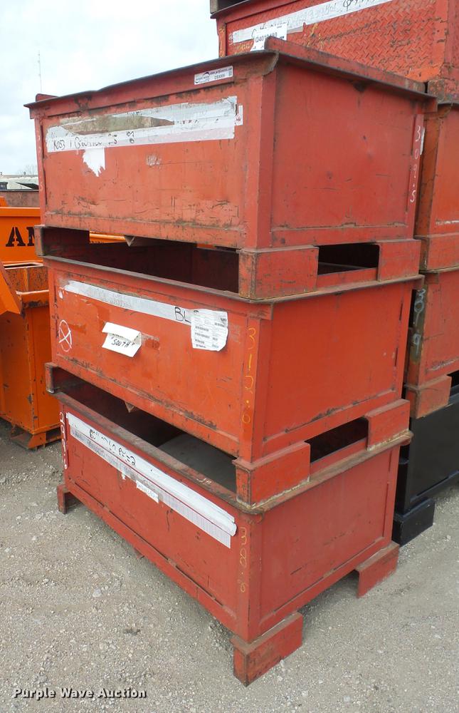image for item G1667 (20) steel storage bins