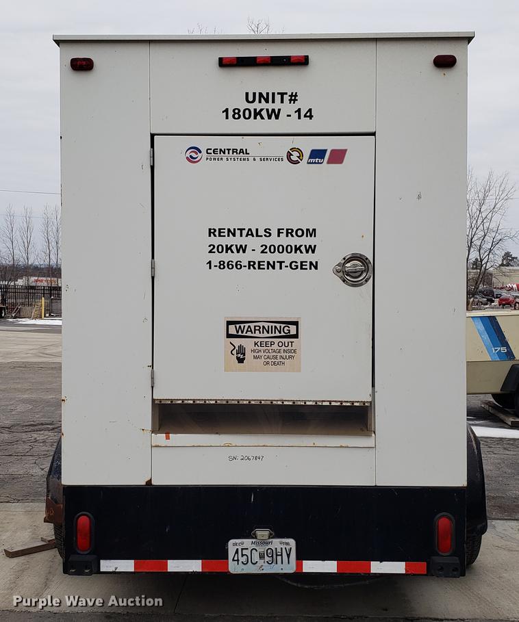 image for item AV9262 2005 Kohler 180RE2JC generator