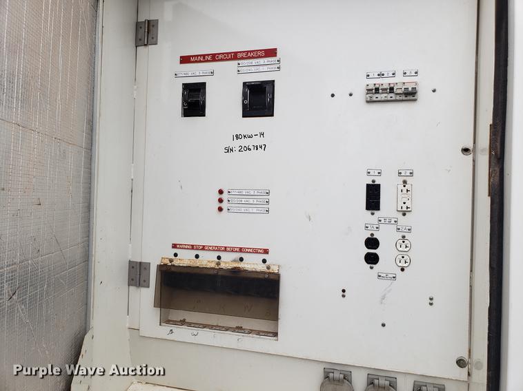 image for item AV9262 2005 Kohler 180RE2JC generator