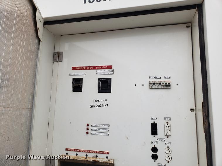 image for item AV9262 2005 Kohler 180RE2JC generator