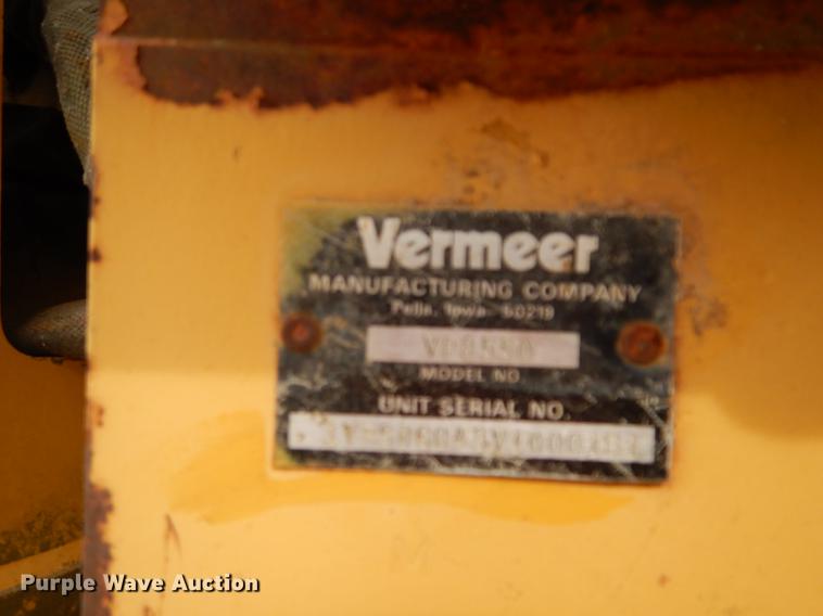 image for item DC8729 1997 Vermeer V8550 cable plow