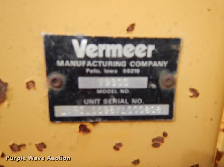 image for item DC8729 1997 Vermeer V8550 cable plow