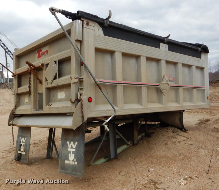 image for item DE6052 1993 Travis aluminum dump bed