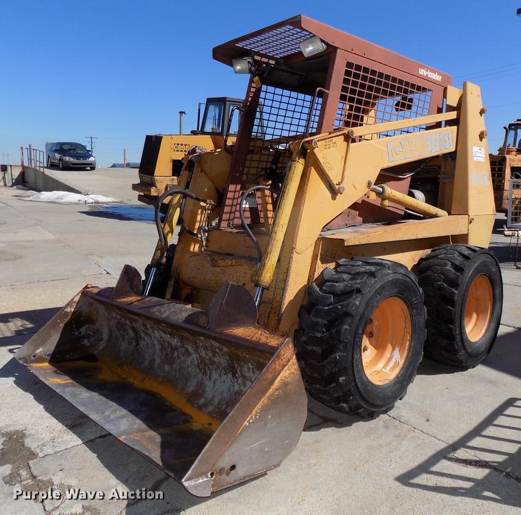 image for item DE7632 1993 Case 1845C skid steer