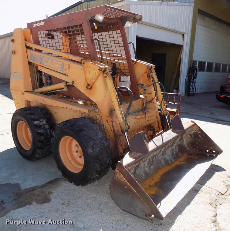 image for item DE7632 1993 Case 1845C skid steer