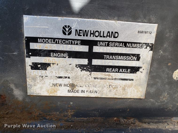 image for item DF3336 New Holland LM430 telehandler