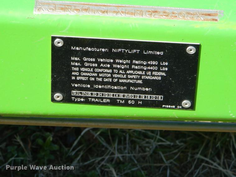 image for item EZ9787 2014 Niftylift TM50HGE boom lift