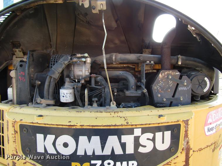 image for item FJ9624 2006 Komatsu PC78MR-6 mini excavator