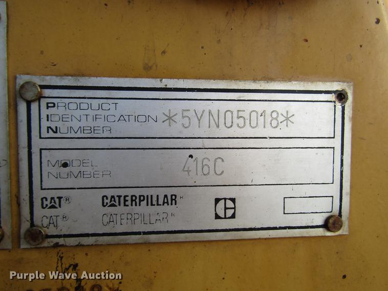 image for item FJ9625 1998 Caterpillar 416C backhoe
