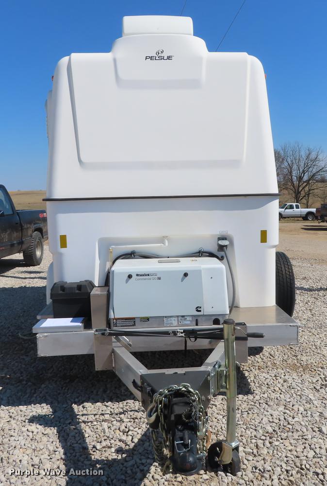 image for item L1484 2016 Pelsue FLXT16-002 Fiberlite XL enclosed fiber splicing trailer