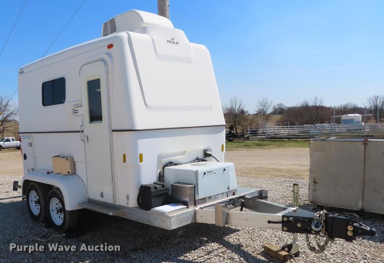 image for item L1484 2016 Pelsue FLXT16-002 Fiberlite XL enclosed fiber splicing trailer