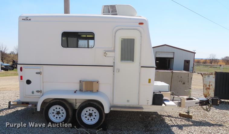 image for item L1484 2016 Pelsue FLXT16-002 Fiberlite XL enclosed fiber splicing trailer