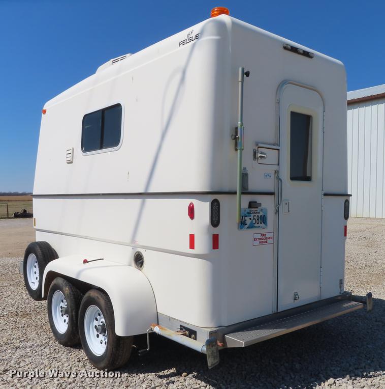 image for item L1484 2016 Pelsue FLXT16-002 Fiberlite XL enclosed fiber splicing trailer