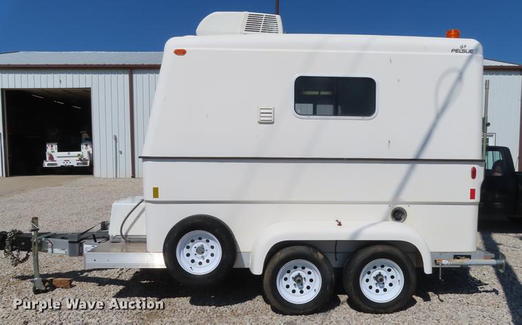 image for item L1484 2016 Pelsue FLXT16-002 Fiberlite XL enclosed fiber splicing trailer