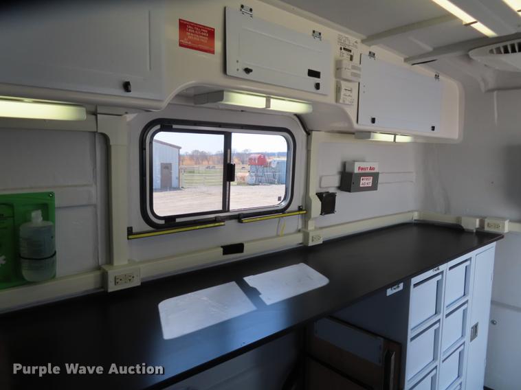 image for item L1484 2016 Pelsue FLXT16-002 Fiberlite XL enclosed fiber splicing trailer