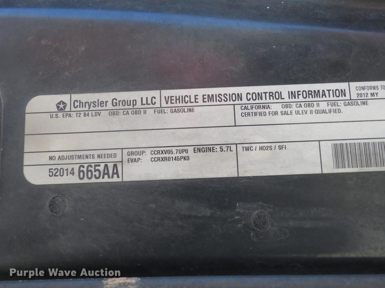 image for item DB8850 2012 Dodge Charger Police