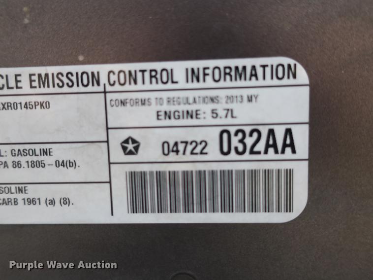 image for item DB8853 2013 Dodge Charger Police