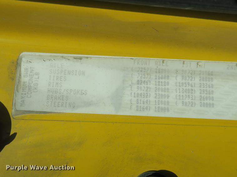 image for item DB8857 2007 Sterling TeeJet dump truck