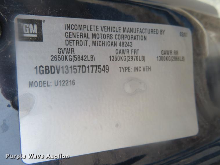 image for item DD6926 2007 Chevrolet Uplander van
