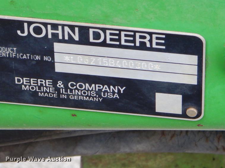 image for item DE3851 2004 John Deere 6215 tractor