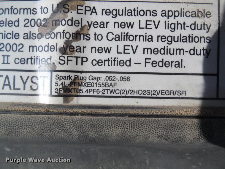 image for item DF2975 2002 Ford F150 XL SuperCab pickup truck