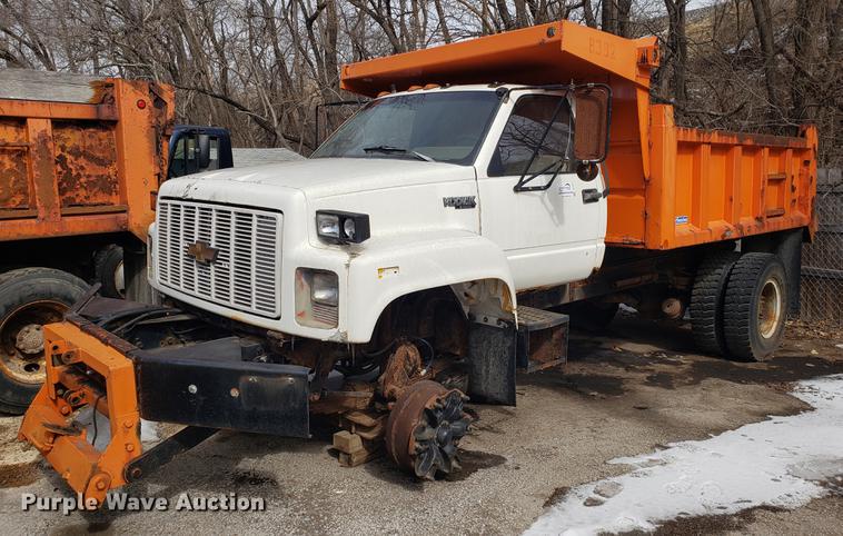 image for item DF3298 1991 Chevrolet Kodiak C6500 dump truck