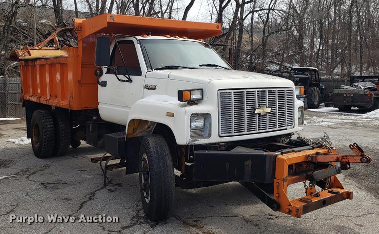 image for item DF3299 1991 Chevrolet Kodiak C6500 dump truck