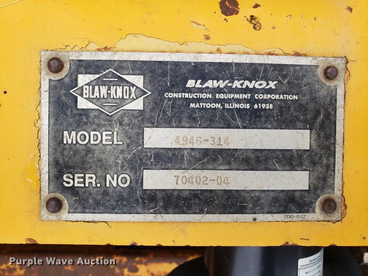 image for item DF3345 Blaw-Knox PF406-A paver