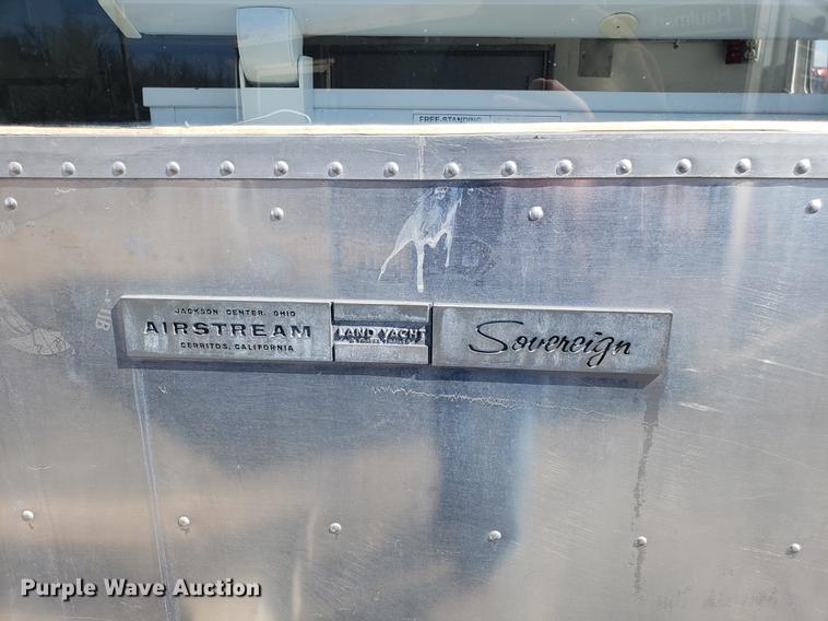 image for item DF3362 1973 Air Stream Land Yacht mobile kitchen