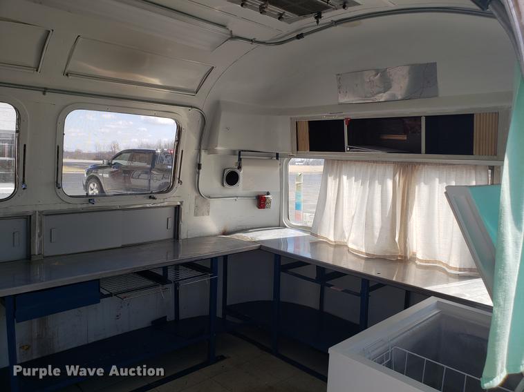 image for item DF3362 1973 Air Stream Land Yacht mobile kitchen