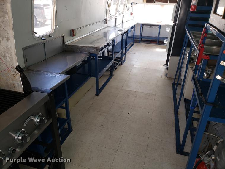 image for item DF3362 1973 Air Stream Land Yacht mobile kitchen