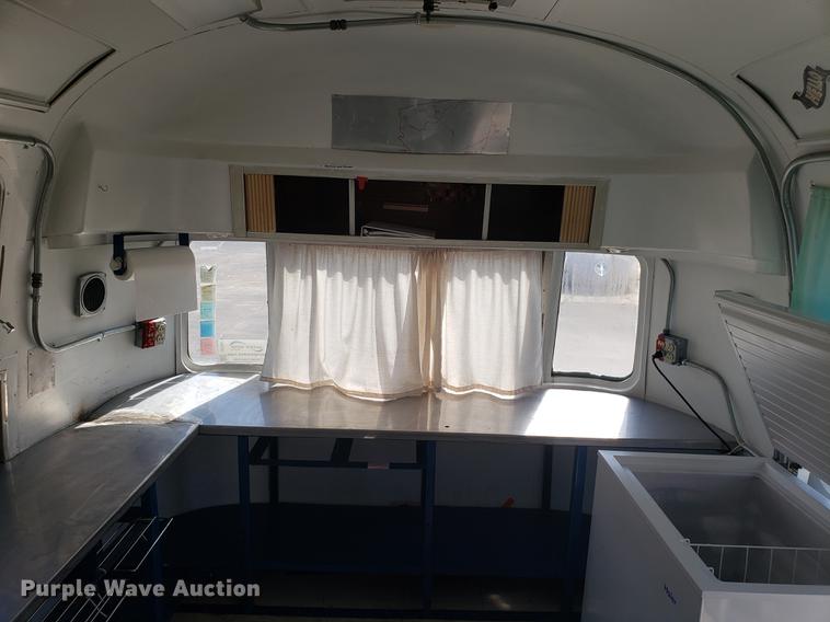 image for item DF3362 1973 Air Stream Land Yacht mobile kitchen