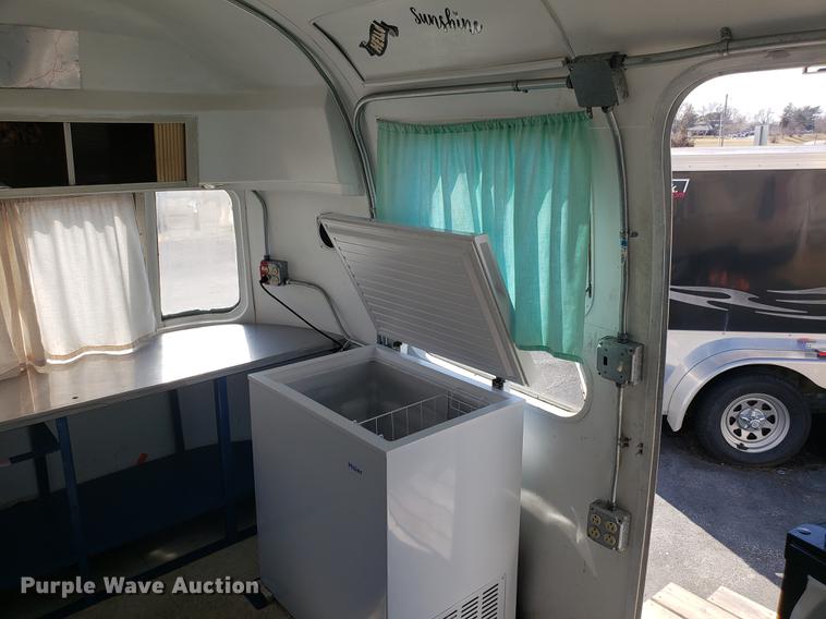 image for item DF3362 1973 Air Stream Land Yacht mobile kitchen