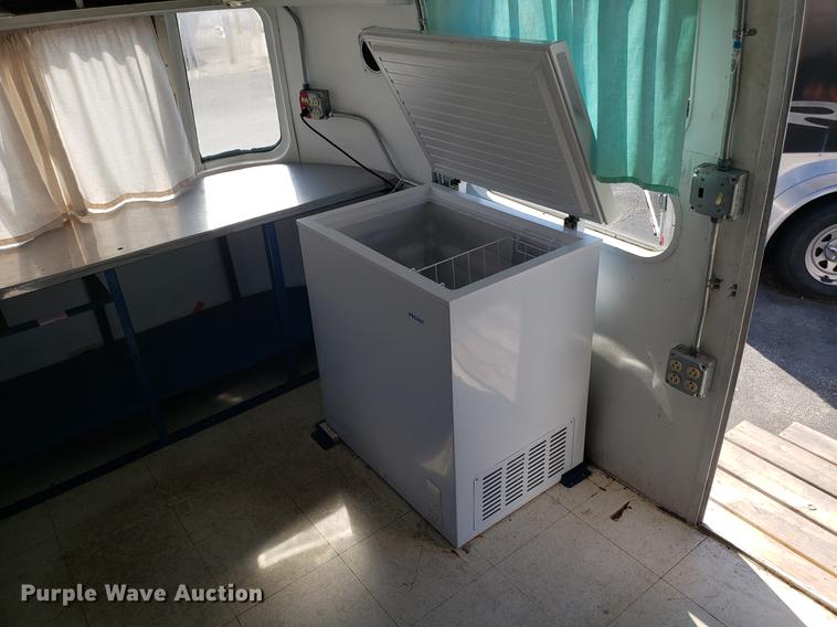 image for item DF3362 1973 Air Stream Land Yacht mobile kitchen